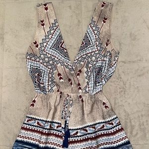 Beach boutique style romper